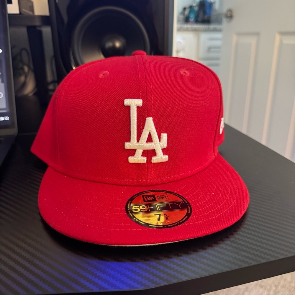 Red LA 59Fifty Cap